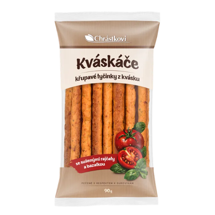 Chrástkovi Kváskáče rajče a bazalka 90 g